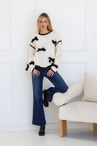 Miss Marlow Bow Detail Knit