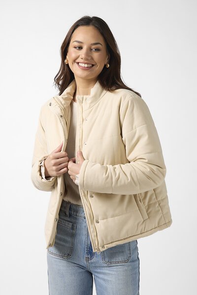 Stella + Gemma Cordelia Natural Puffer Jacket-new-Preen