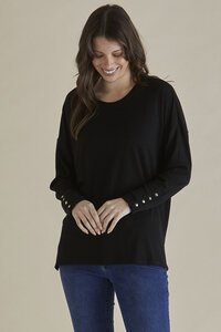 Betty Basics Hendrix Ribbed L-S Tee