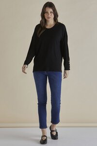 Betty Basics Hendrix Ribbed L-S Tee