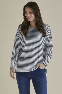 Betty Basics Hendrix Ribbed Stripe L-S Tee