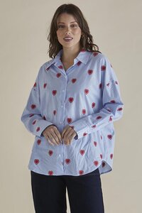 Betty Basics Sage Shirt