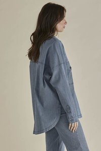 Betty Basics Cherry Denim Shirt