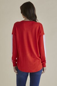 Betty Basics Red Sophie Knit Jumper