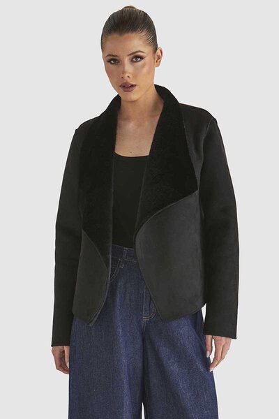 Fate + Becker Behold Reversible Fur Jacket-new-Preen