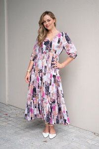 Fria The Label Petal Patchwork Selma Dress