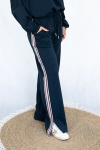 Fria The Label Stripe Trim Trackpants