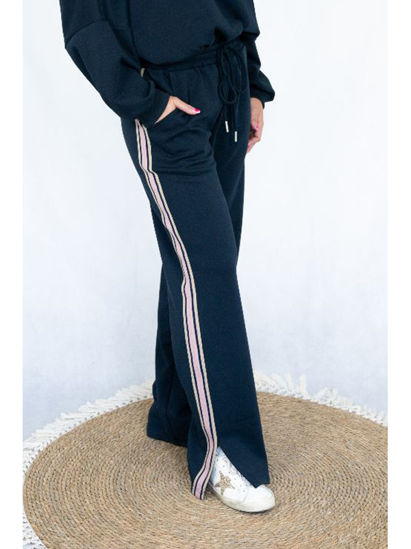 Fria The Label Stripe Trim Trackpants