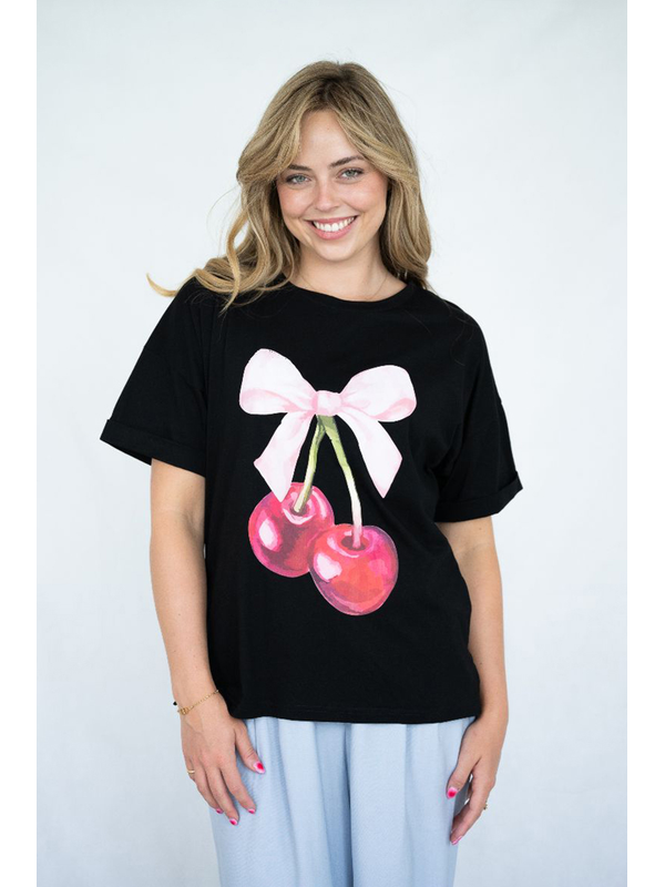 Surri Cherry Ribbon Tee