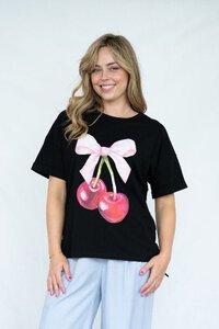 Surri Cherry Ribbon Tee