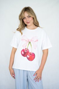 Surri Cherry Ribbon Tee