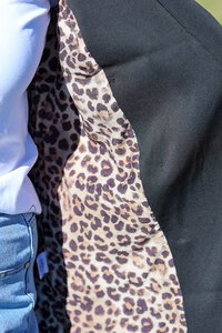 Fria The Label Leopard Lined Blazer