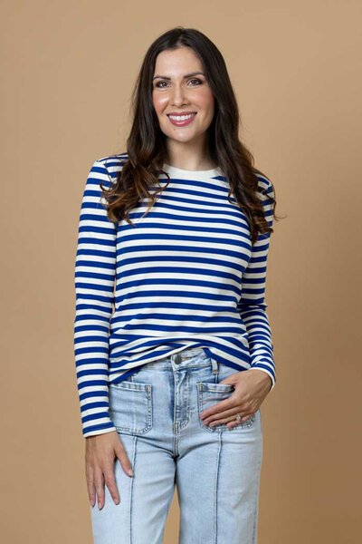 Charlo Opal Stripe Top-new-Preen