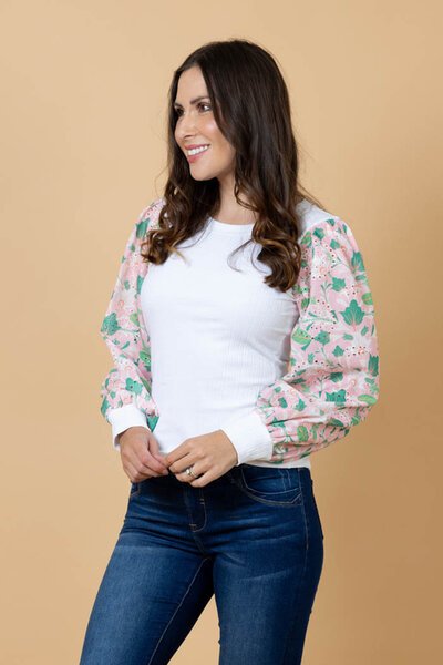 Charlo Millie Floral Top-new-Preen